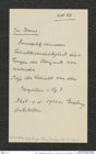 Seite 1, Eingelegte Seite, Beilage 1 zu  "Abschrift: | Krems | Paläolithikum | 1930" (NHMW-PRAE-BBB-58-Beilage-1)